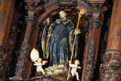 Imagen de la celebración de la entrega del Báculo de Oro.