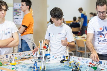 Instante de la First Lego League 2025 en Burgos.