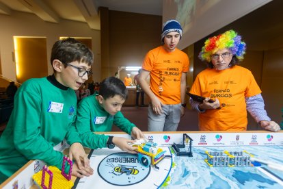 Instante de la First Lego League 2025 en Burgos.