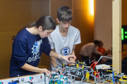 Instante de la First Lego League 2025 en Burgos.