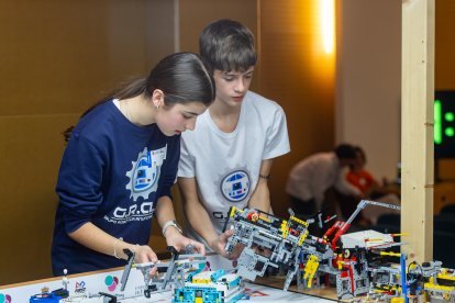 Instante de la First Lego League 2025 en Burgos.