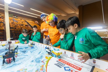 Instante de la First Lego League 2025 en Burgos.