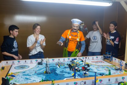 Instante de la First Lego League 2025 en Burgos.