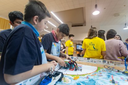 Instante de la First Lego League 2025 en Burgos.