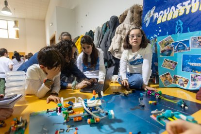 Instante de la First Lego League 2025 en Burgos.