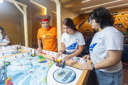 Instante de la First Lego League 2025 en Burgos.