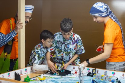 Instante de la First Lego League 2025 en Burgos.