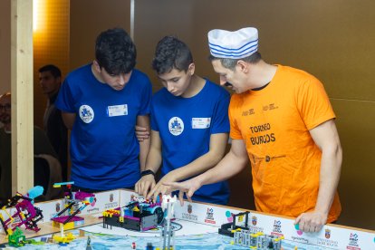 Instante de la First Lego League 2025 en Burgos.