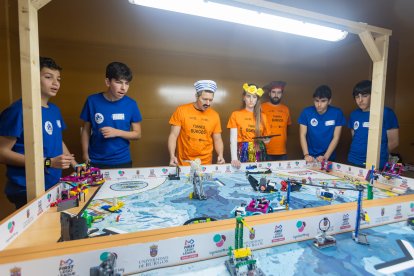 Instante de la First Lego League 2025 en Burgos.