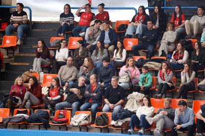 Imagen del partido entre el UBU San Pablo Burgos y Zarautz.