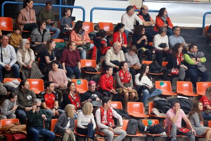 Imagen del partido entre el UBU San Pablo Burgos y Zarautz.