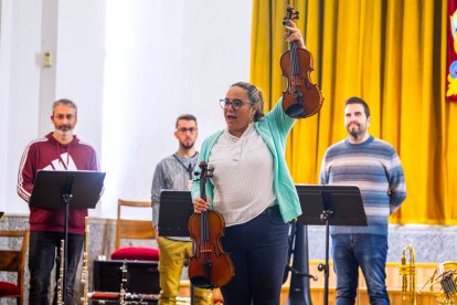 Instante de un 'Diverconcierto' en la Escuela Municipal de Música de Burgos.