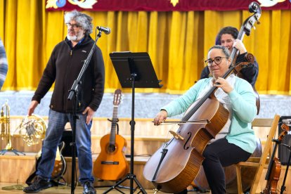 Instante de un 'Diverconcierto' en la Escuela Municipal de Música de Burgos.