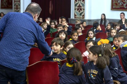 Instante de un 'Diverconcierto' en la Escuela Municipal de Música de Burgos.