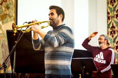 Instante de un 'Diverconcierto' en la Escuela Municipal de Música de Burgos.