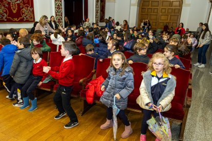 Instante de un 'Diverconcierto' en la Escuela Municipal de Música de Burgos.