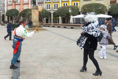 As ha sido el domingo de carnaval por el centro de Burgos.