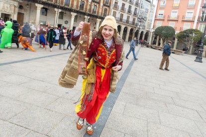 As ha sido el domingo de carnaval por el centro de Burgos.