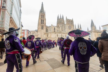 As ha sido el domingo de carnaval por el centro de Burgos.