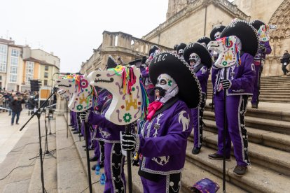 As ha sido el domingo de carnaval por el centro de Burgos.