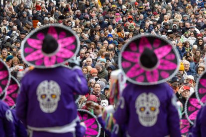 As ha sido el domingo de carnaval por el centro de Burgos.