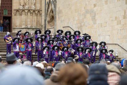 As ha sido el domingo de carnaval por el centro de Burgos.