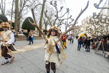 As ha sido el domingo de carnaval por el centro de Burgos.