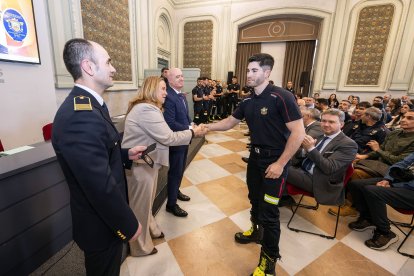 Imagen de la celebración de los Bomberos.