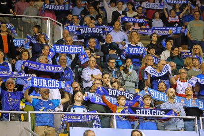 Imagen del partido entre el Silbö San Pablo Burgos y el Betis.