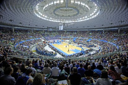 Imagen del partido entre el Silbö San Pablo Burgos y el Betis.