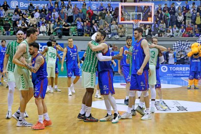 Imagen del partido entre el Silbö San Pablo Burgos y el Betis.