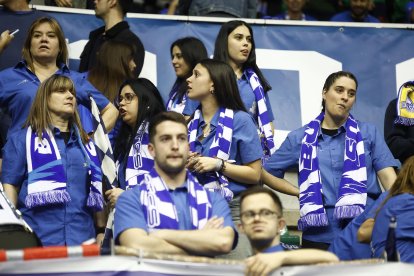 Imagen del partido entre el Silbö San Pablo Burgos y el Grupo Ureta Tizona Burgos.