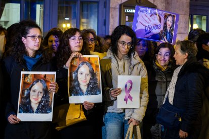 Imagen de la concentración de la plaza del Cid.