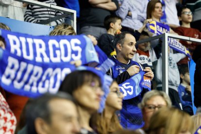 Imagen del partido entre el Silbö San Pablo Burgos y UEMC Real Valladolid.