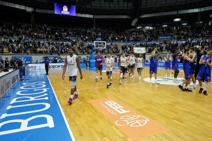 Imagen del partido entre el Silbö San Pablo Burgos y UEMC Real Valladolid.