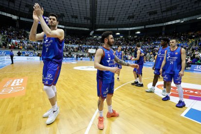 Imagen del partido entre el Silbö San Pablo Burgos y UEMC Real Valladolid.