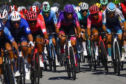 Eric Fagúndez, en los kilómetros finales de esta segunda etapa.