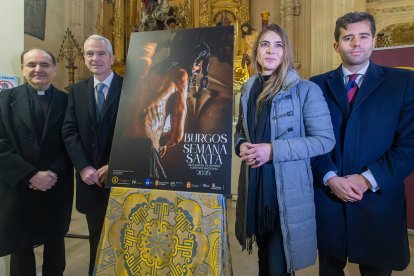 Presentación del cartel de la Semana Santa de Burgos de 2025.