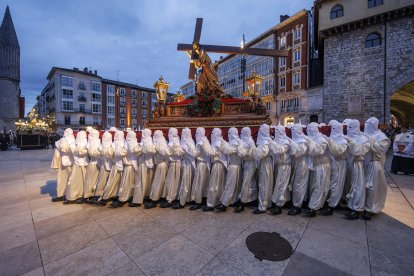 Imagen de la procesión del Encuentro.