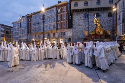 Imagen de la procesión del Encuentro.