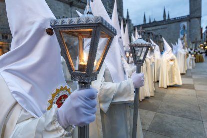 Imagen de la procesión del Encuentro.