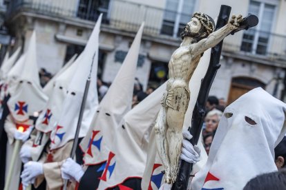 Imagen de la procesión del Encuentro.