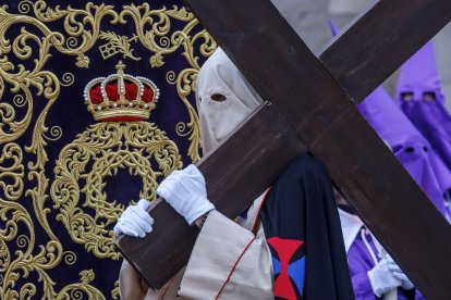 Imagen de la procesión del Encuentro.