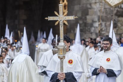 Imagen de la procesión del Encuentro.