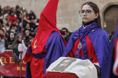 Imagen de la procesión del Encuentro.