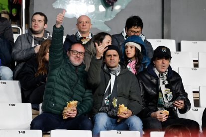 Imagen del partido entre el Burgos CF y el Cádiz.