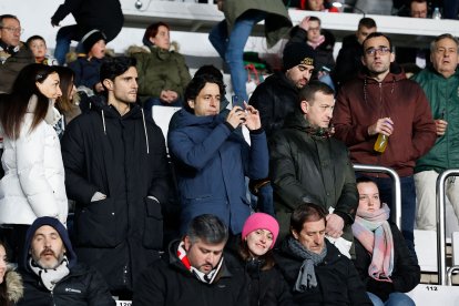 Imagen del partido entre el Burgos CF y el Cádiz.