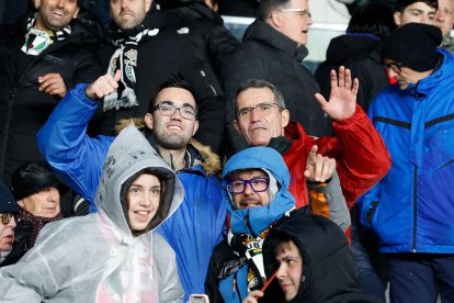 Imagen del partido entre el Burgos CF y el Cádiz.