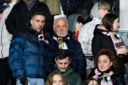 Imagen del partido entre el Burgos CF y el Cádiz.