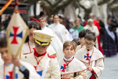 Instante de la Procesión del Anuncio Pascual.